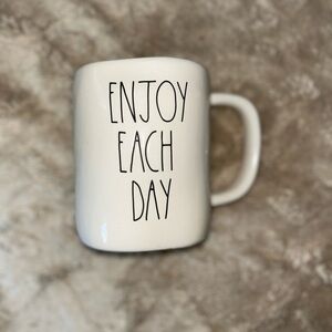 White Ceramic Mug with Inspirational Text